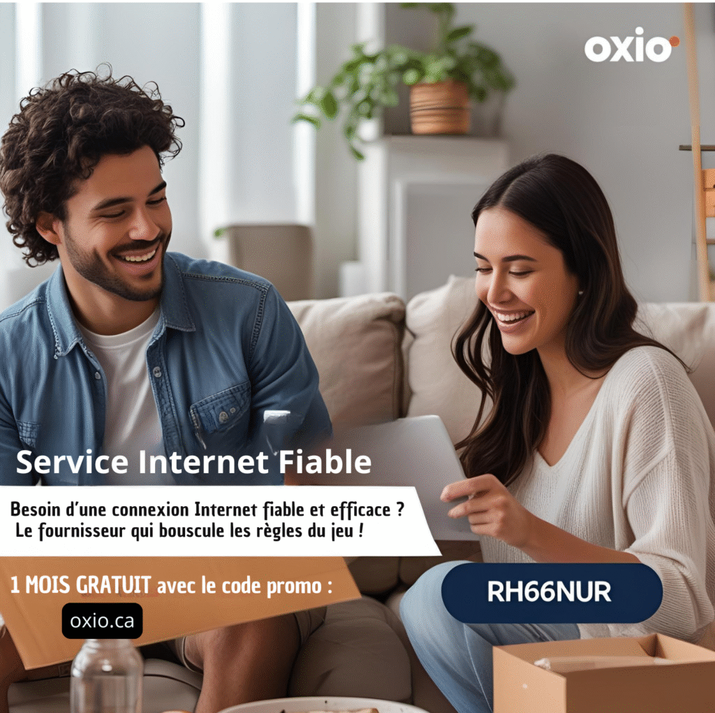 Oxio 1 MOIS GRATUIT code promo RH66NUR, OXIO - code promo RH66NUR