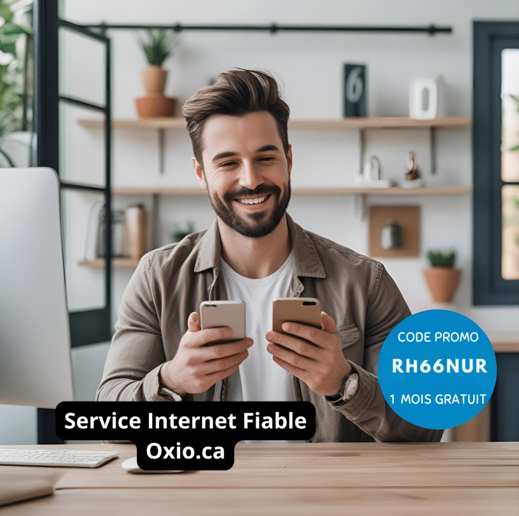 Oxio 1 MOIS GRATUIT code promo RH66NUR code de référence
